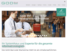 Tablet Screenshot of godbm.de